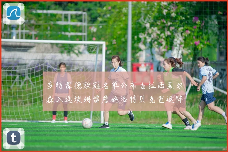 多特蒙德欧冠名单公布吉拉西莱尔森入选埃姆雷詹施洛特贝克重返阵容